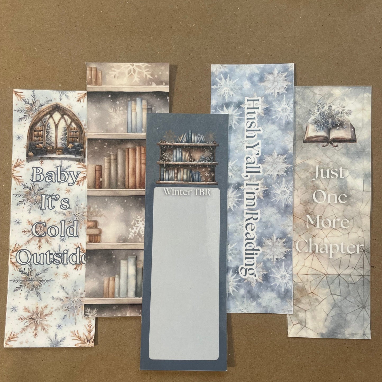 Winter Bookmarks