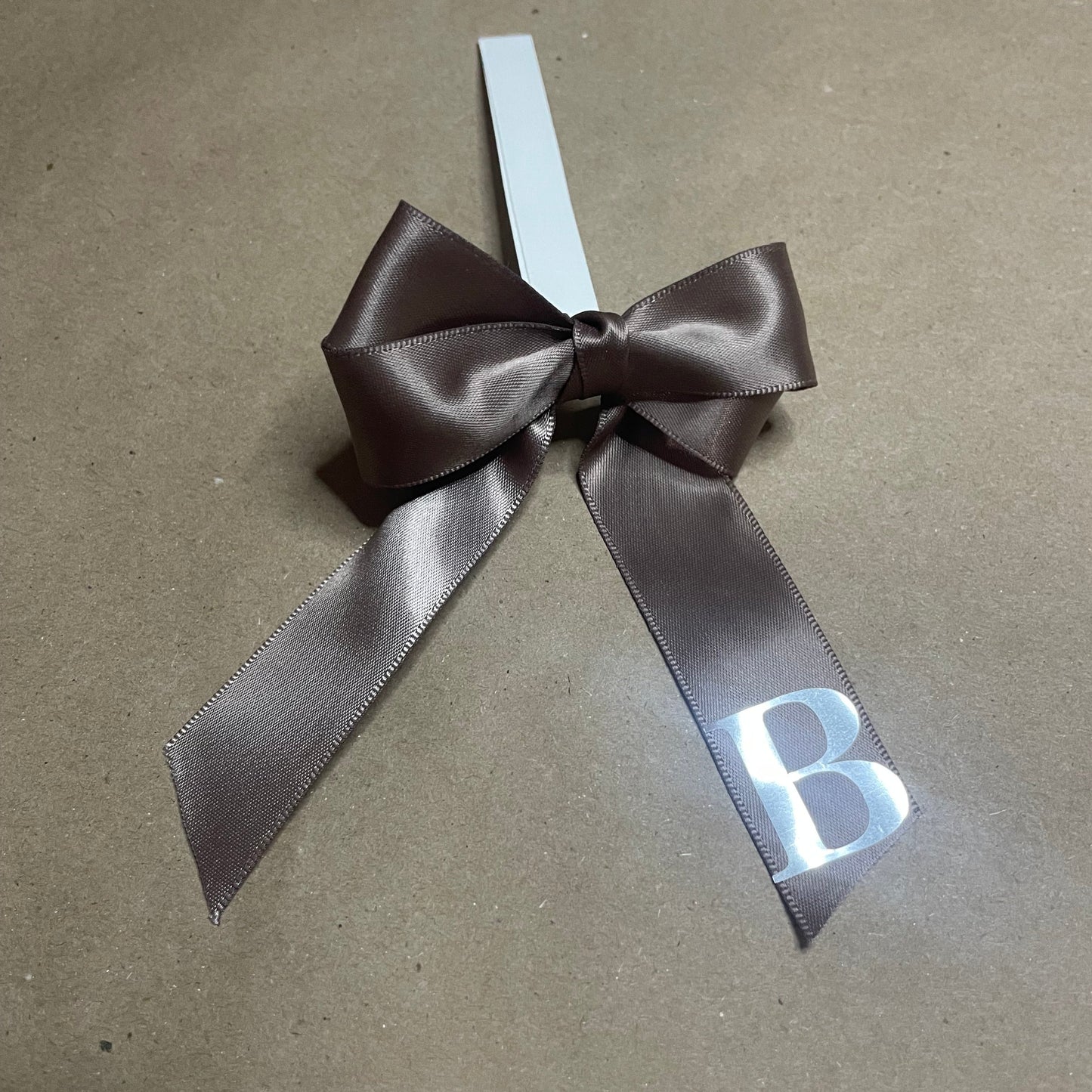 Custom Initial Bow Bookmark