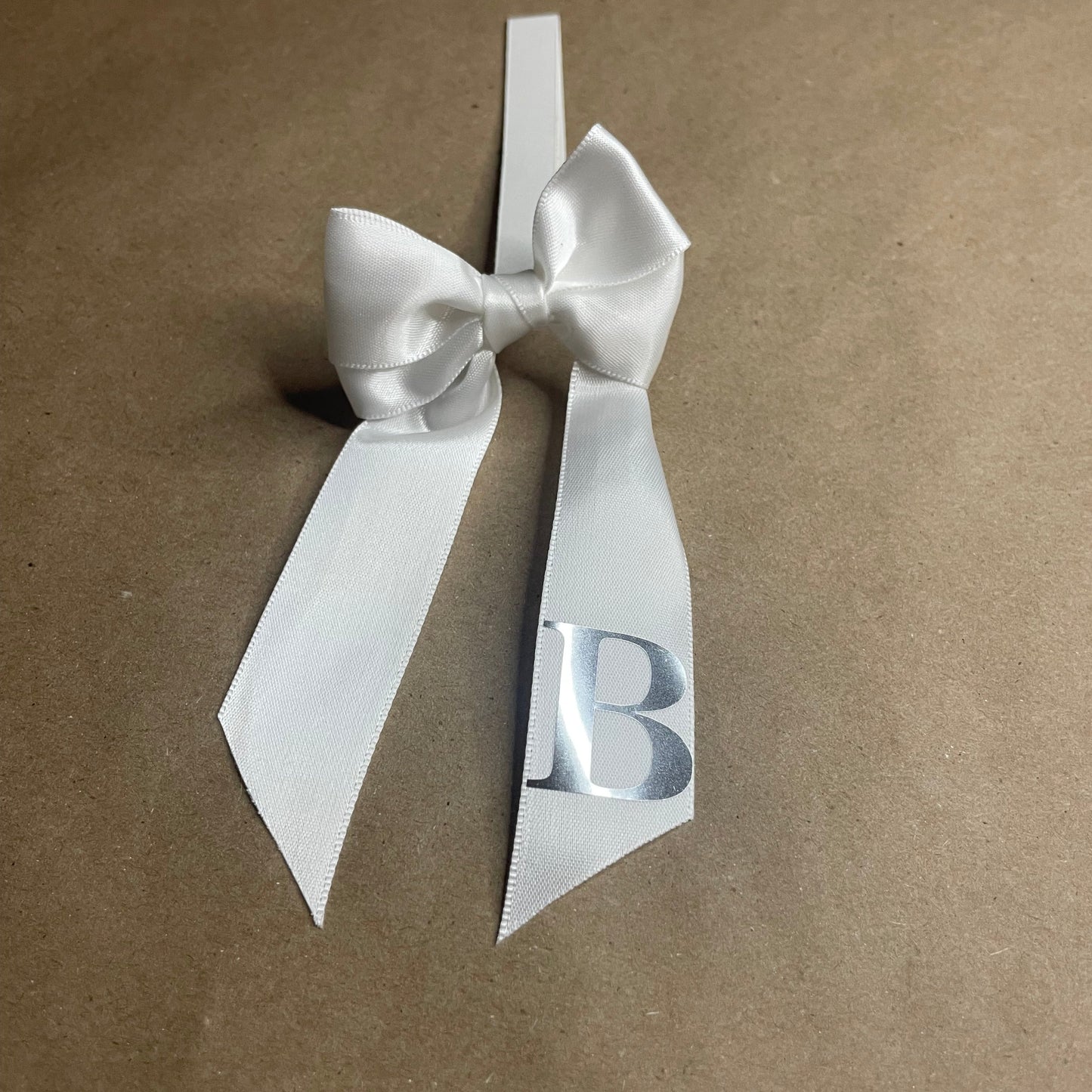 Custom Initial Bow Bookmark