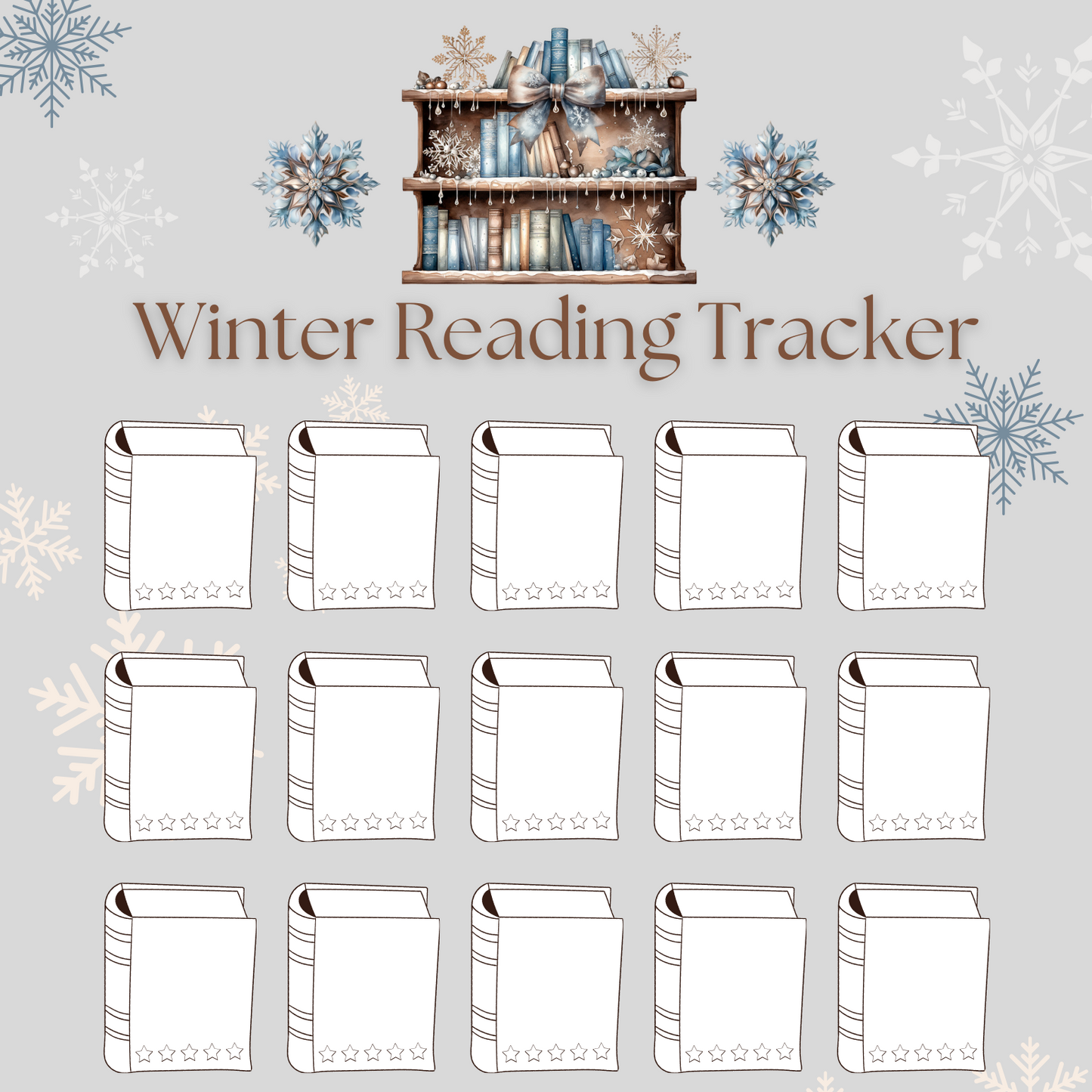 Digital Winter Reading Tracker